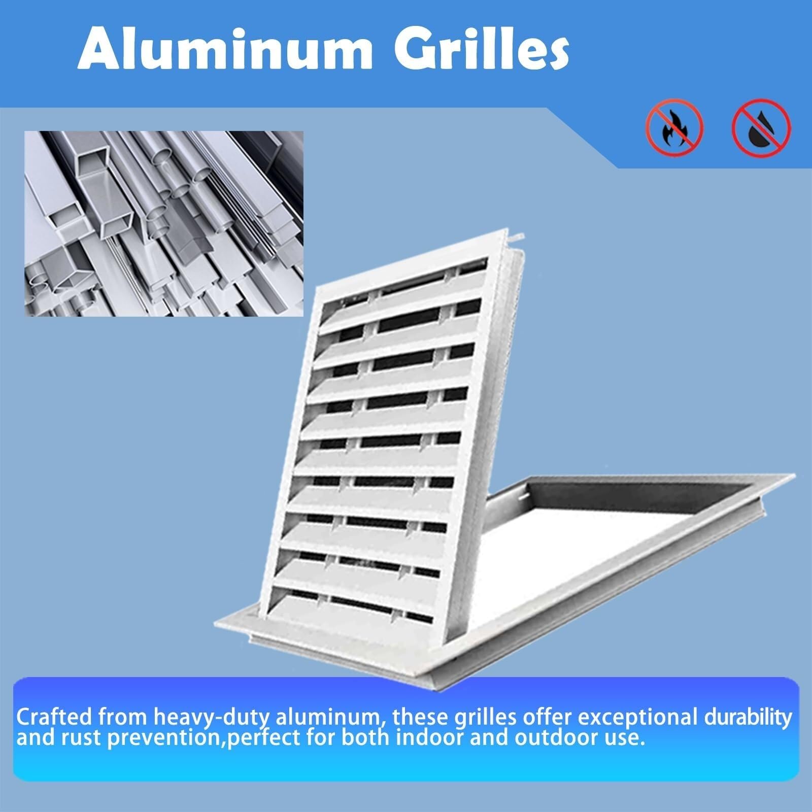 Cubiertas de ventilación de techo de pared de 150 x 150 mm, panel de acceso con puerta con filtro para un fácil acceso, placa de cubierta duradera con solapa (150 x 150 mm)