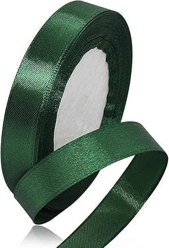 Miniatura 82 de Cinta de satén dorada de 3/4 pulgadas x 25 yardas, cinta de tela de color sólido para envolver regalos, manualidades, fabricación de lazos