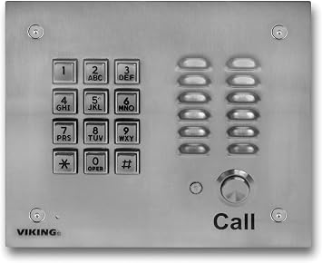 Viking Electronics - K-1700-3EWP - Viking Electronics K-1700-3-EWP Emergency Phone - 5.5 Height x 6.5 Width x 2.6 Depth