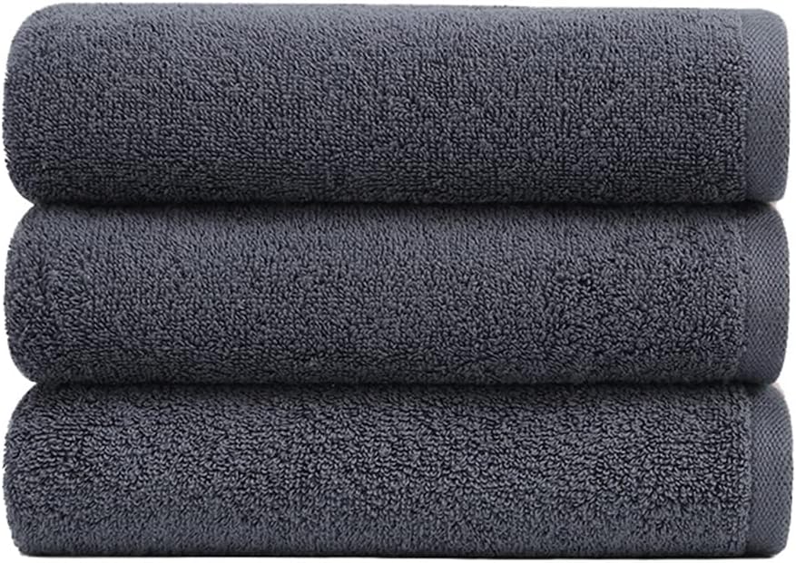 Cotton Towel wash Your face Household Soft Water Absorption Fast Dry Lovers Men and Women's 3 Clothes(A 3PS)