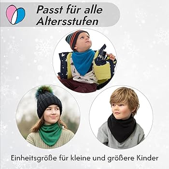 Kinder Schlauchschal Winter – Aus Weichem Fleece, Rosa, Für 1–5 Jahre, Wärmend & Kuschelig