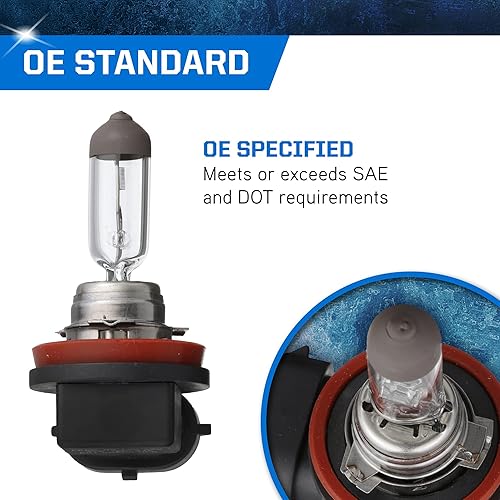 Miniatura 2 de PEAK H8 OE - Bombilla halógena de repuesto estándar para faros delanteros
