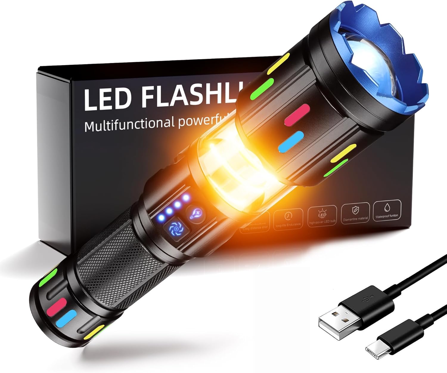 【360°柔光 独占新登場】懐中電灯 l