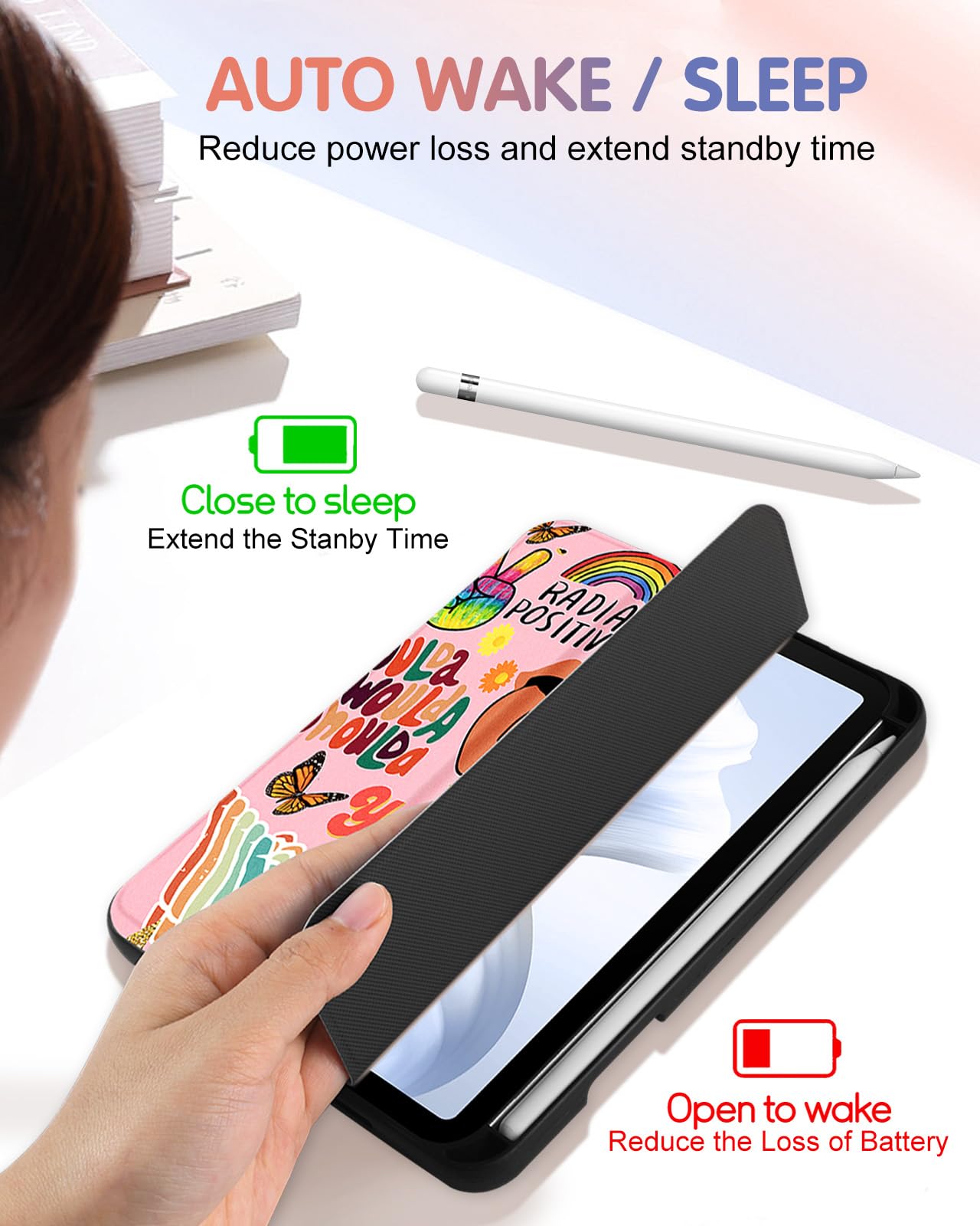 Wazzasoft for iPad mini 7 Case - for iPad mini 6th/7th Generation