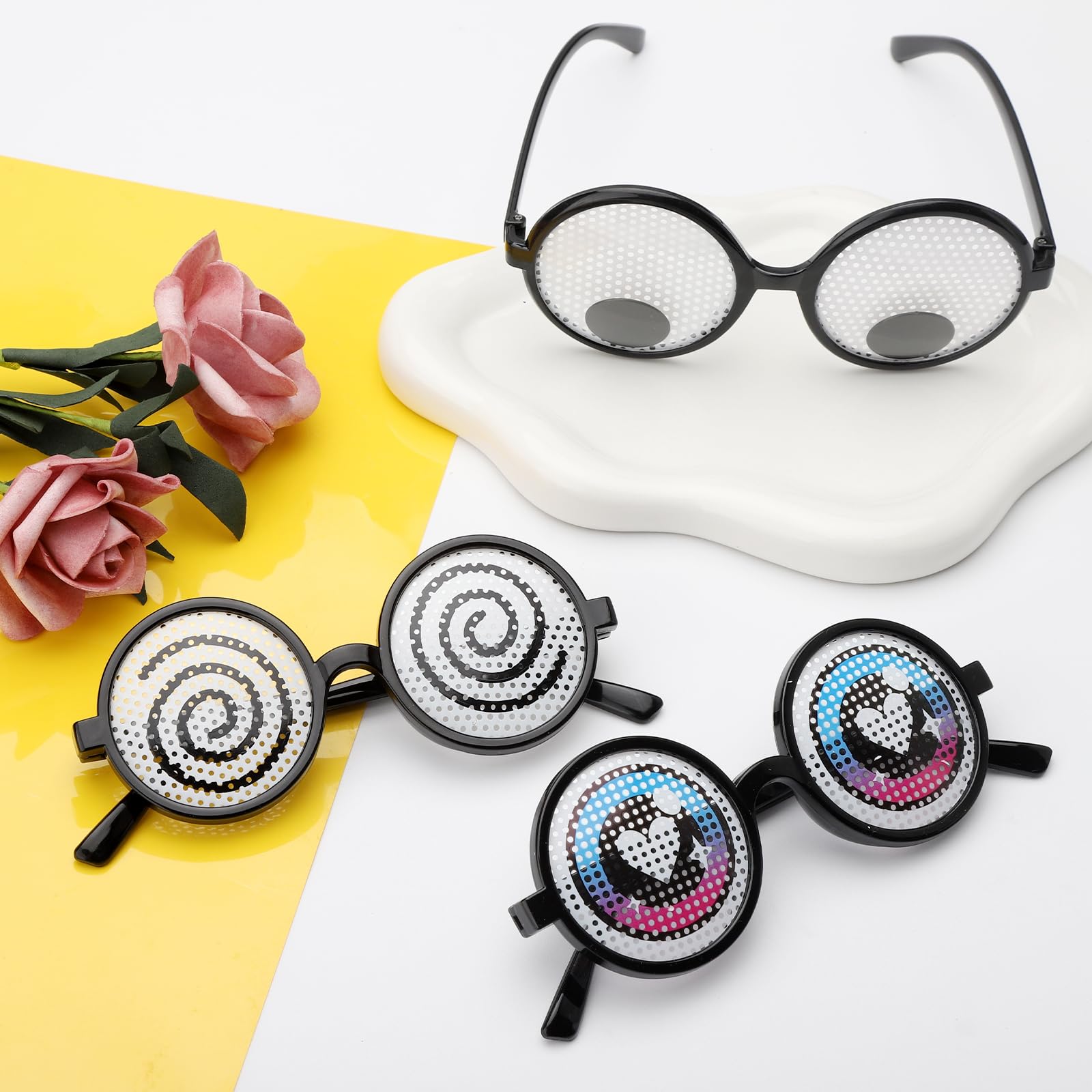 APOMOONS 3pcs Funny Eyes Glasses, Novelty Shaking Googly Eyes Glasses - Image 4