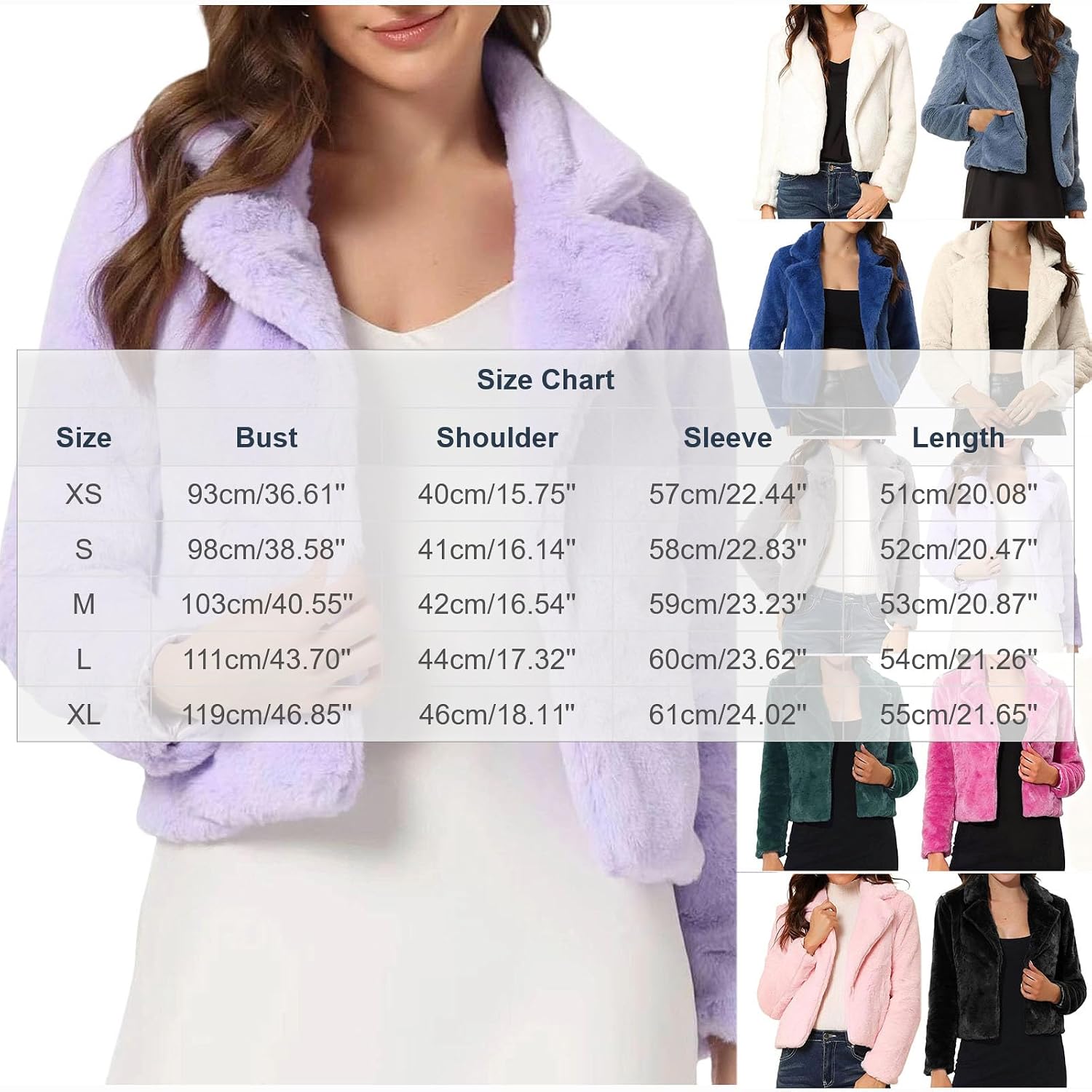 Women's Formal Bolero Fur Shrug Wedding Cropped Faux Fur Jacket