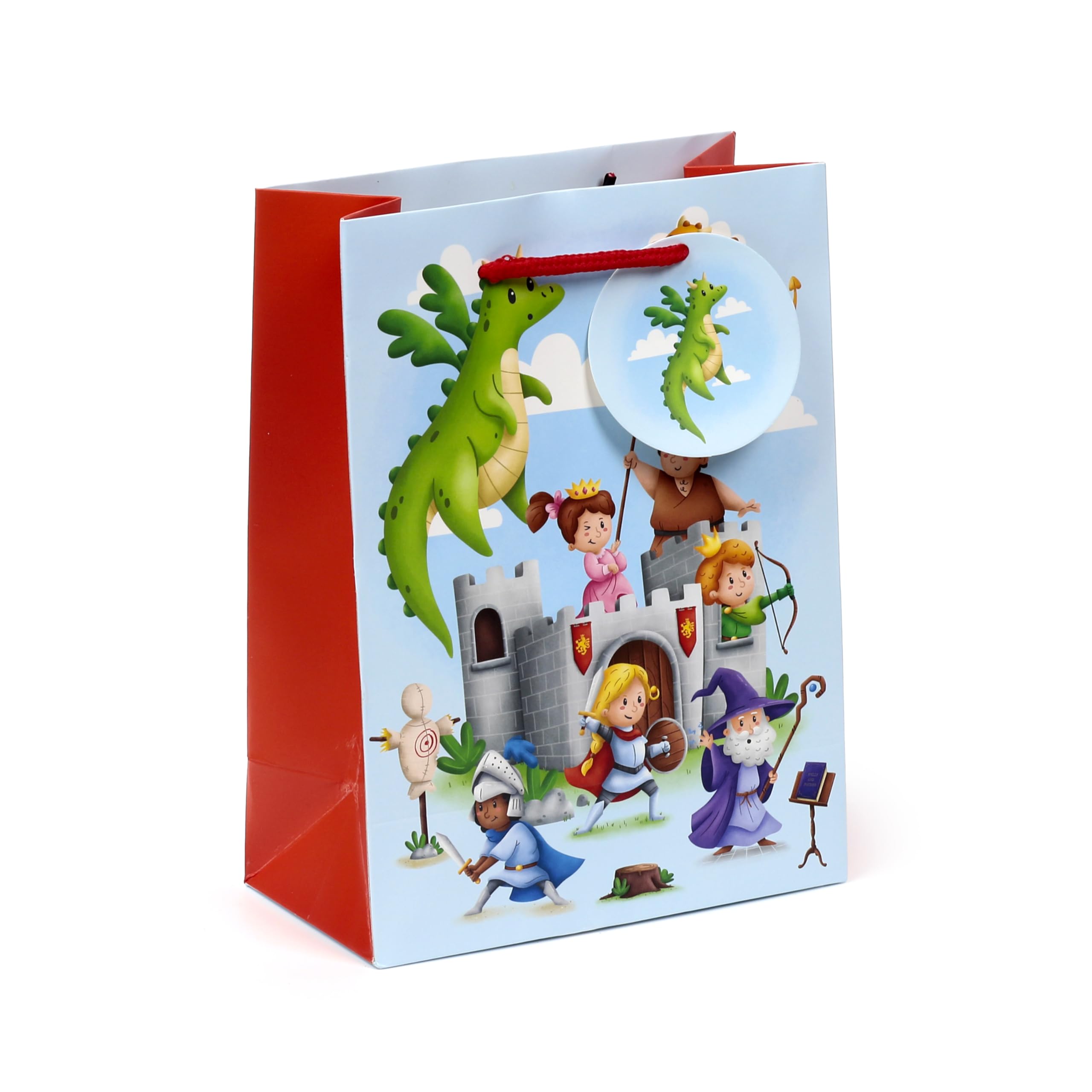 Blue Pirate Gift Bag (Medium) - Knights & Dragons