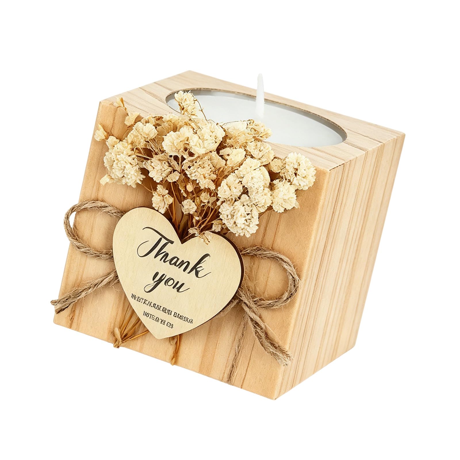 Zxfdsfdbnm Household Tealight Holders Wood Base Creating Lighting Party Decorative Item Great for Various Space Decorating Owner with