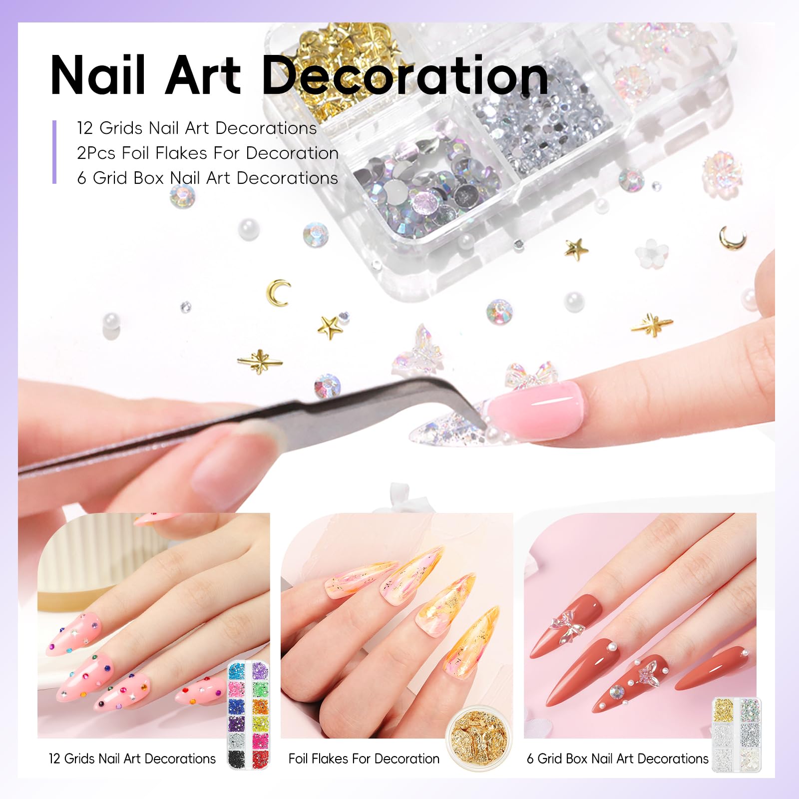 PEACECOLOR Kit Ongle Acrylique Complet En Gel Avec Ponceuse Pour Ongles, 11 Couleurs Poudre Acrylique, 3 Couleurs de Vernis à Ongles Gel et Outils Nail Art Pour Salon à Domicile