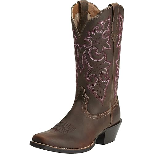 Ariat Women's Round Up Square Toe Western Boot