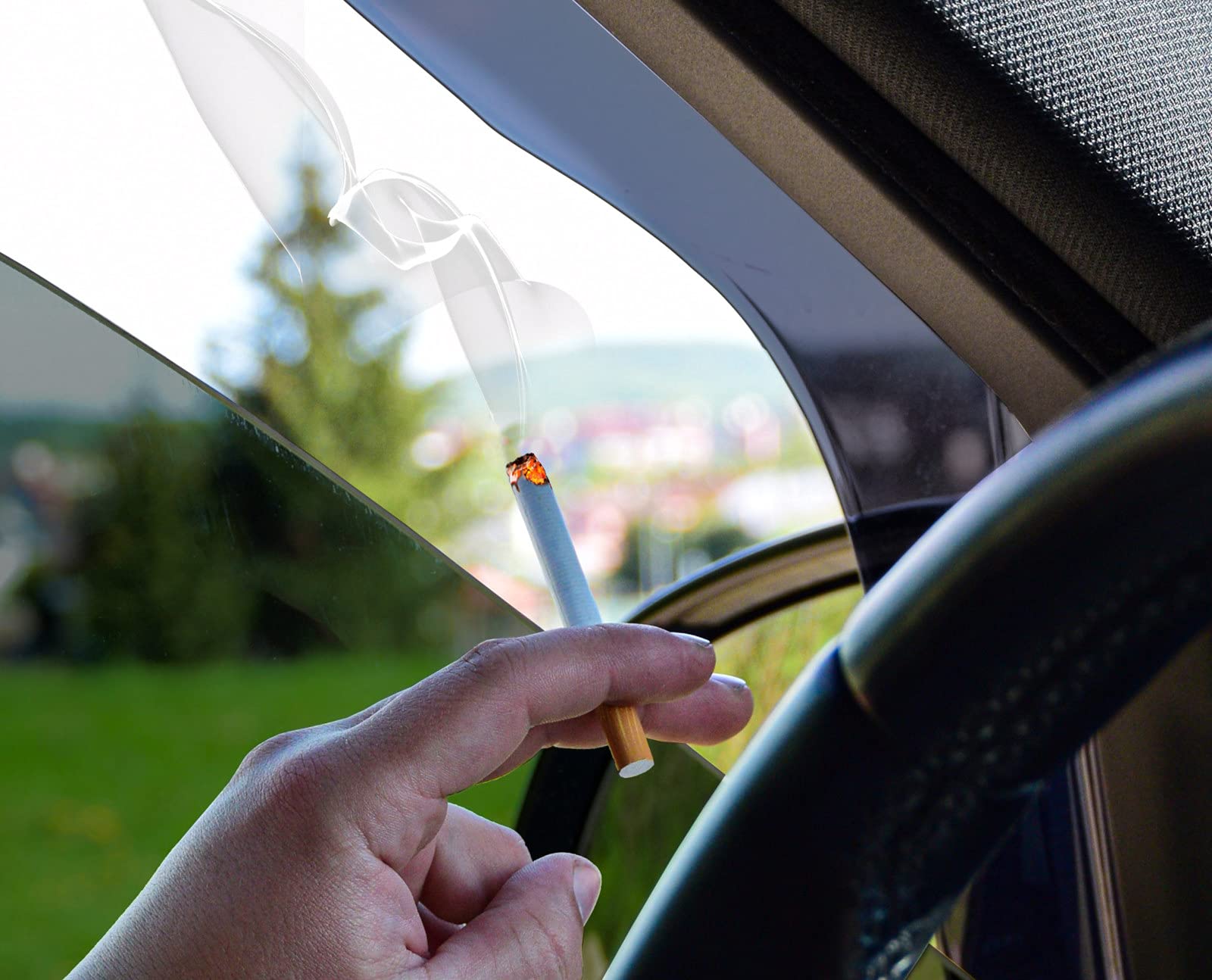 J&J AUTOMOTIVE GP Windabweiser passend für Jeep Grand Cherokee 2011-2021 4tlg, Vorne und Hinten Regenabweiser Passform Getönt Schwarz