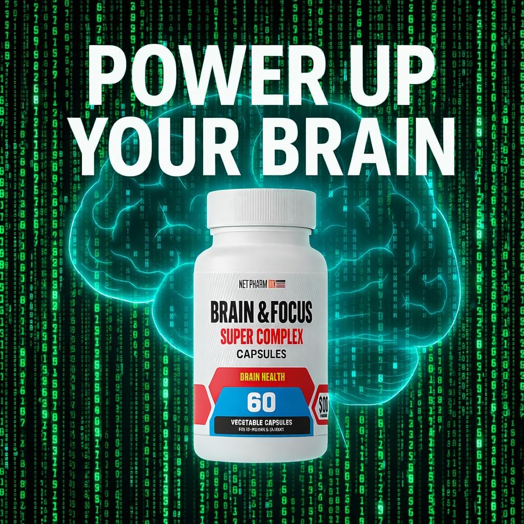 Brain & Focus Nootropic Super Complex Supplement for Brain Support and Performance, Improved Focus Memory and Mental Performance - Image 5