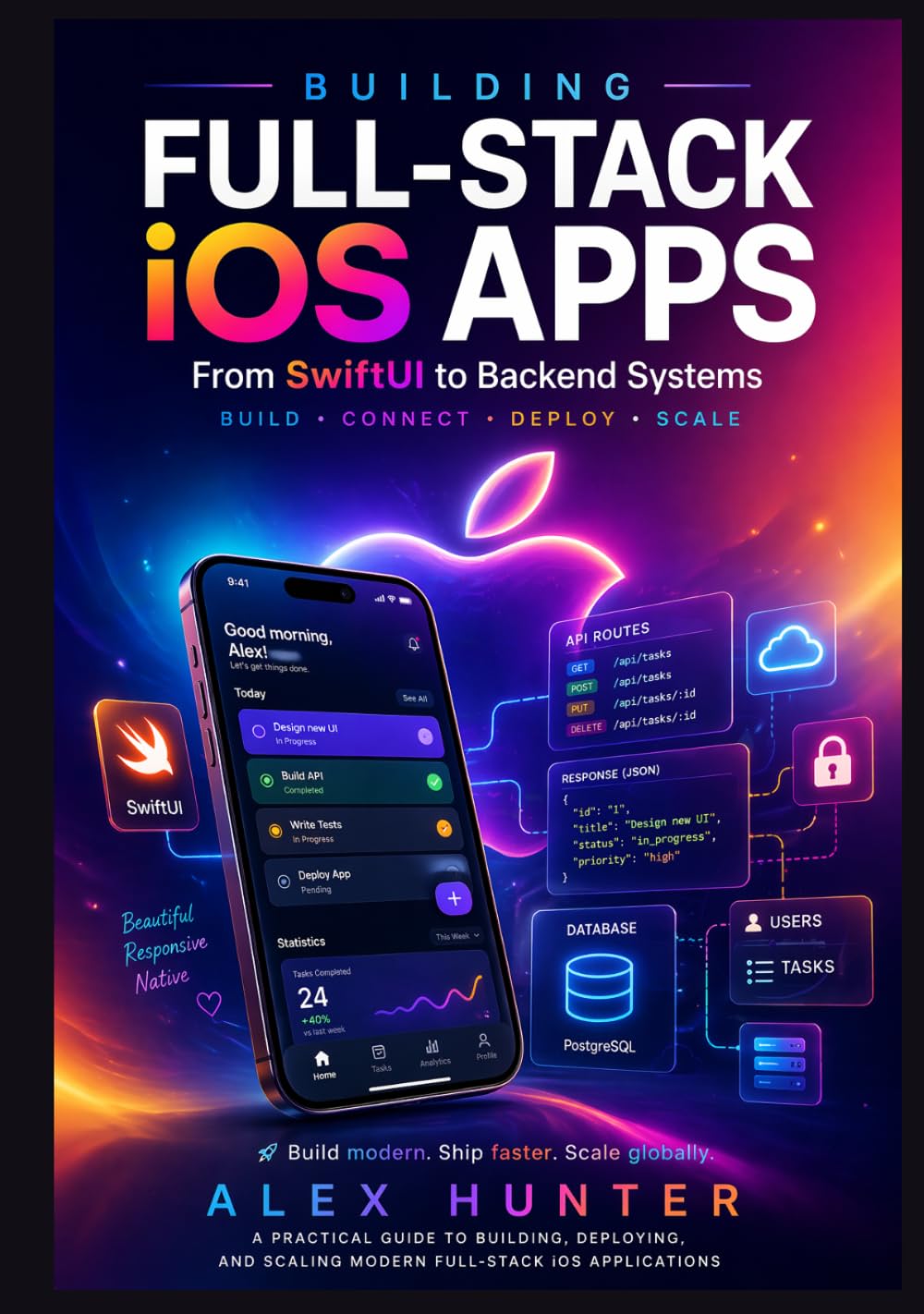 Building Full-Stack iOS Apps: A Practical Guide to Swift 6, SwiftUI, API Integration, and Backend Development (Swift & SwiftUI Learning Series)