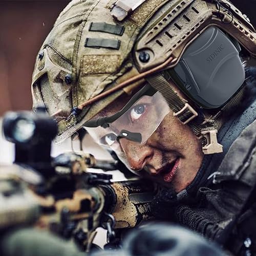 Miniatura 7 de ucho Protección auditiva delgada de 34 dB  Orejeras de diseño especial, peso más ligero y máxima protección auditiva