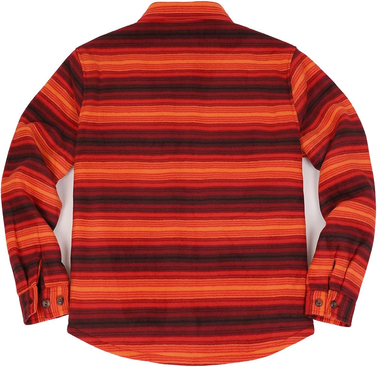 Men's Warm Sherpa Lined Fleece Plaid Flannel Shirt Jacket(All Sherpa Fleece Lined) - Image 3