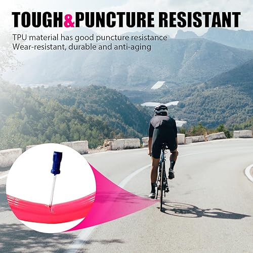 Miniatura 5 de RideNow TPU Road Bike Inner Tube, 2 Pack Gravel Bike Tube 700 x 32C-47C with 45mm65mm85mm Presta Valves, Ultra-Light Puncture Resistant Bicycle