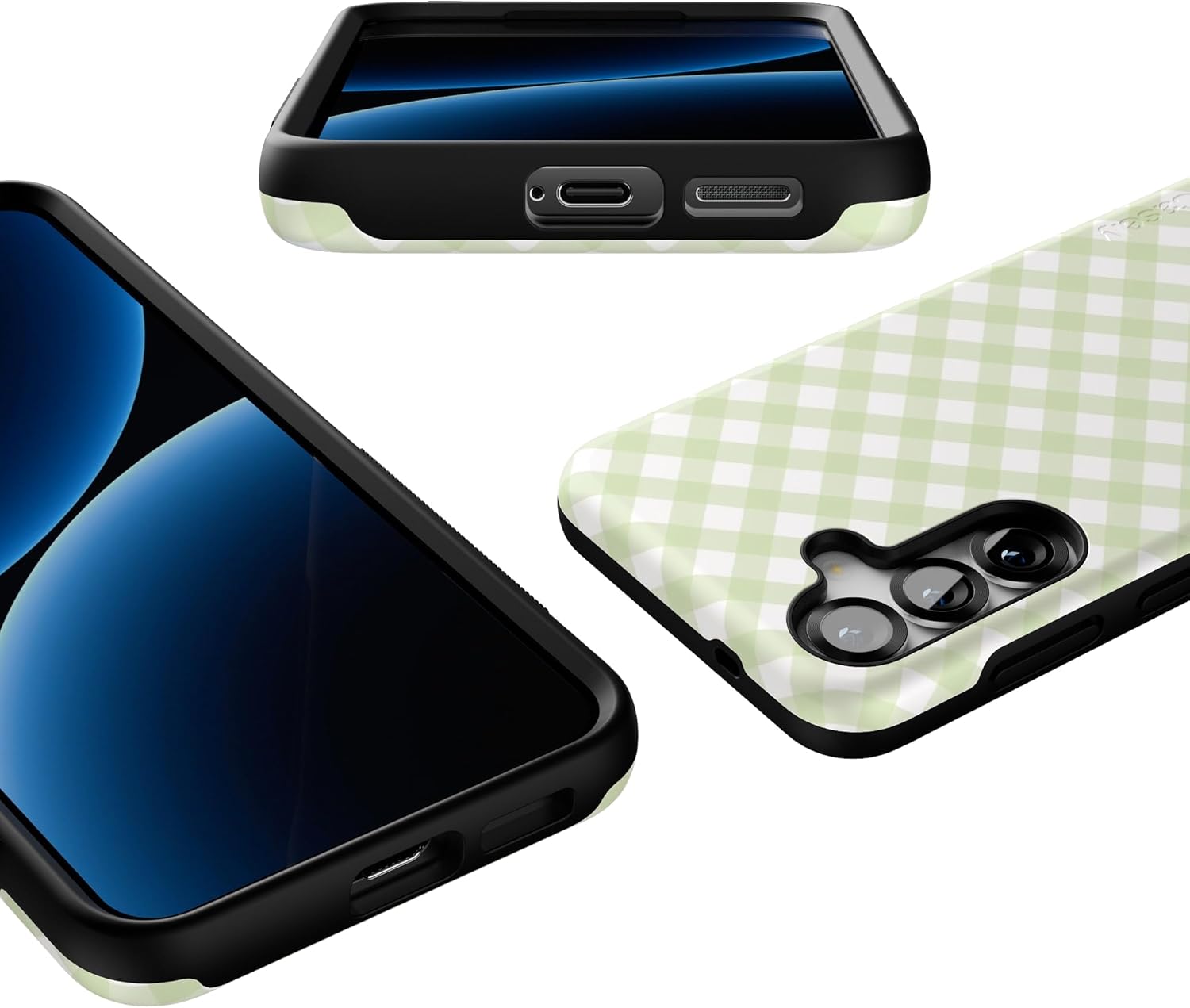 Casely Galaxy S25 Case | Mint Lattice | Sunday Best | Bold Protective Design | Compatible with MagSafe