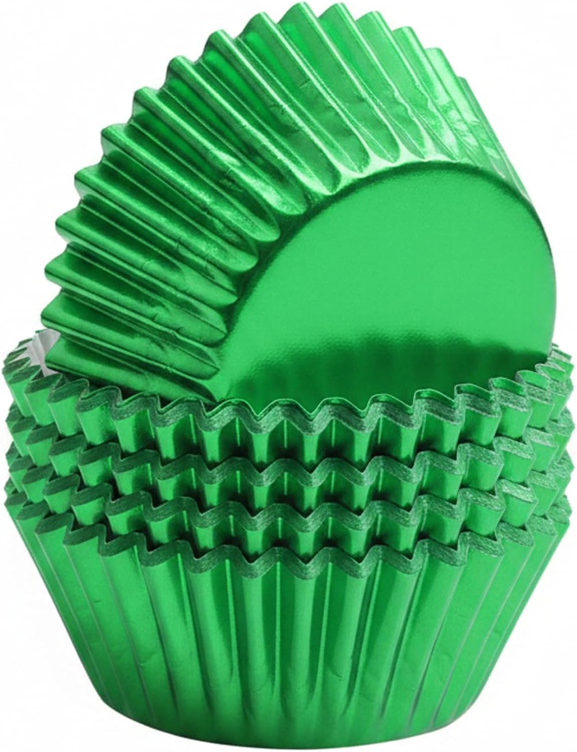 100pcs Baking Cups Wrapper Liners Cake for Baking Cupcakes(Green)