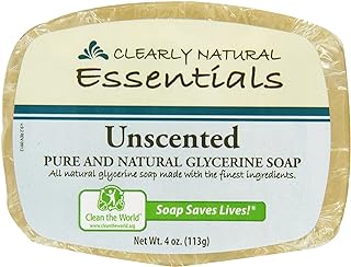 Jabón de glicerina (sin perfume) paquete de 8