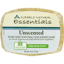 Glycerine Bar Soap - Unscented, 4 oz  Pack of 2