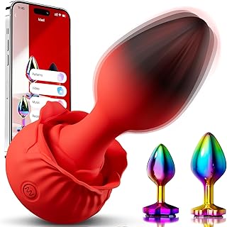 Plug Anal 3 Pièces Sex Toýs Femme Homme Couple, Plug Vibrant avec 11 Modes de Vibration, Plug Anale en Silicone et Acier Inoxydable, Stimulation Prostate Homme, Gode Anal Plaisir Débutant/Expert