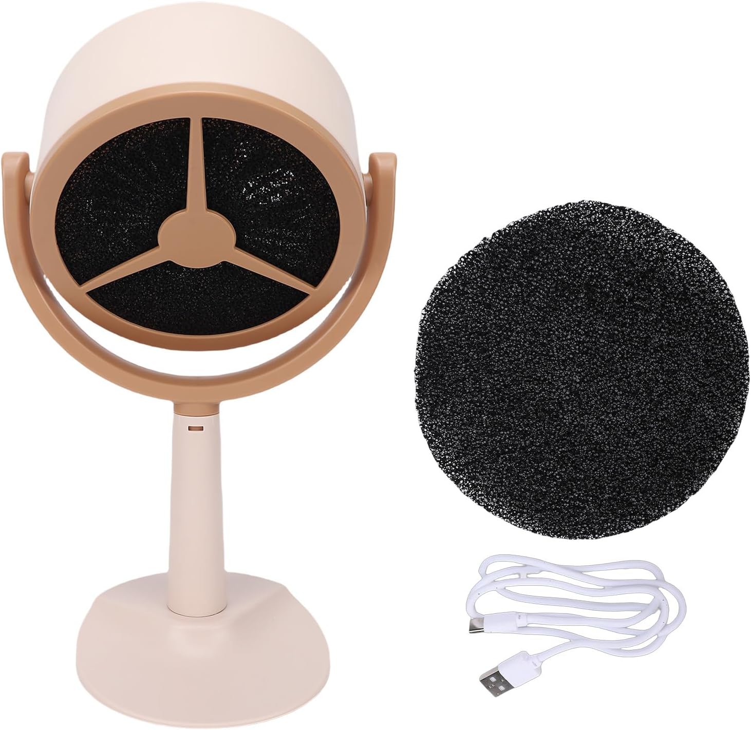 Fafeicy Portable Range Hood Rechargeable Kitchen Exhaust Fan 125 Degree Rotation Low Noise with Reusable Filter for Indoor RV Apartment Cooking