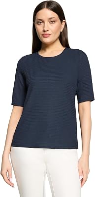 Betty Barclay Damen Strukturshirt mit Rundhalsausschnitt