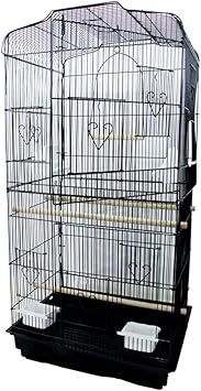 Amazon 鳥かご バードゲージ 鳥小屋 大型 複数飼い セキセイインコ オカメインコ 文鳥 ケージ ゲージ 鳥がご ブラック G G 鳥かご ケージ 通販