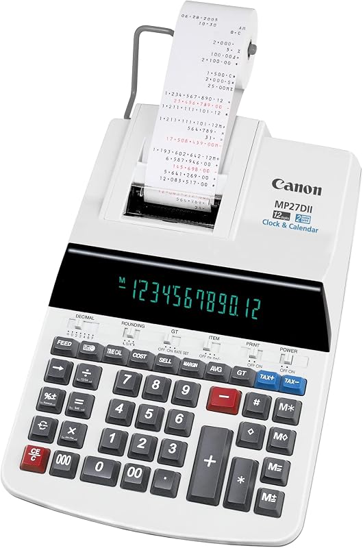 Calculadora de Impresión MP27DII, Gris