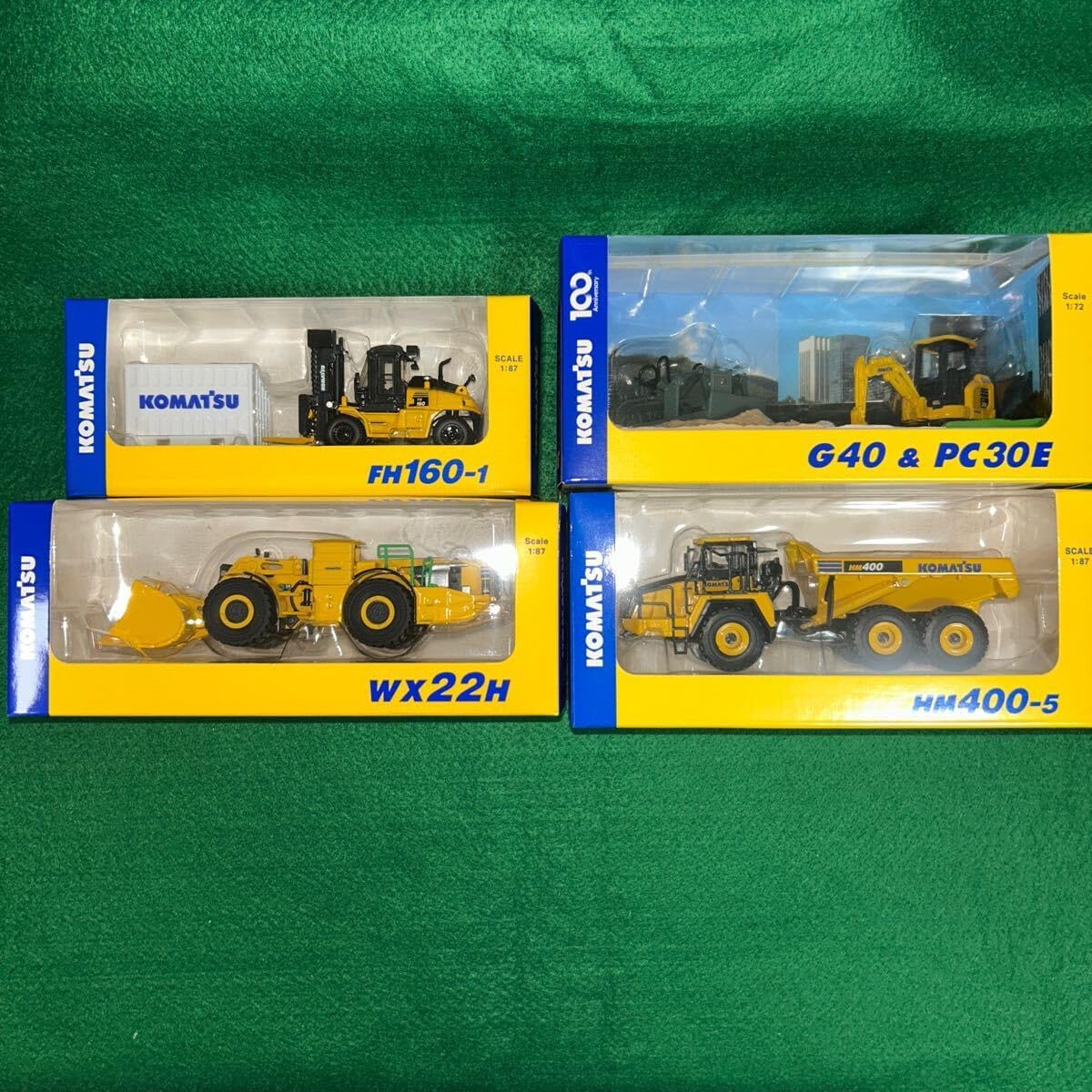 KOMATSU 株主優待 オリジナルミニチュア ミニカー 1/87スケール 非売品