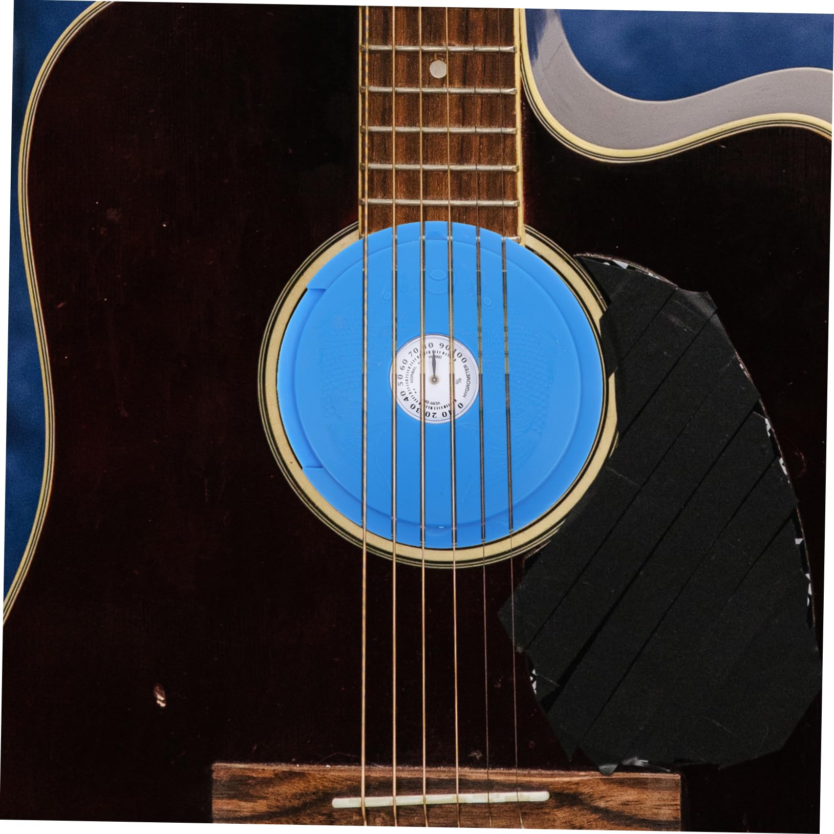 ibasenice Humidificateur De Guitare Acoustique 3 Pièces Avec Hygromètre Et Kit Dentretien Pour Guitare