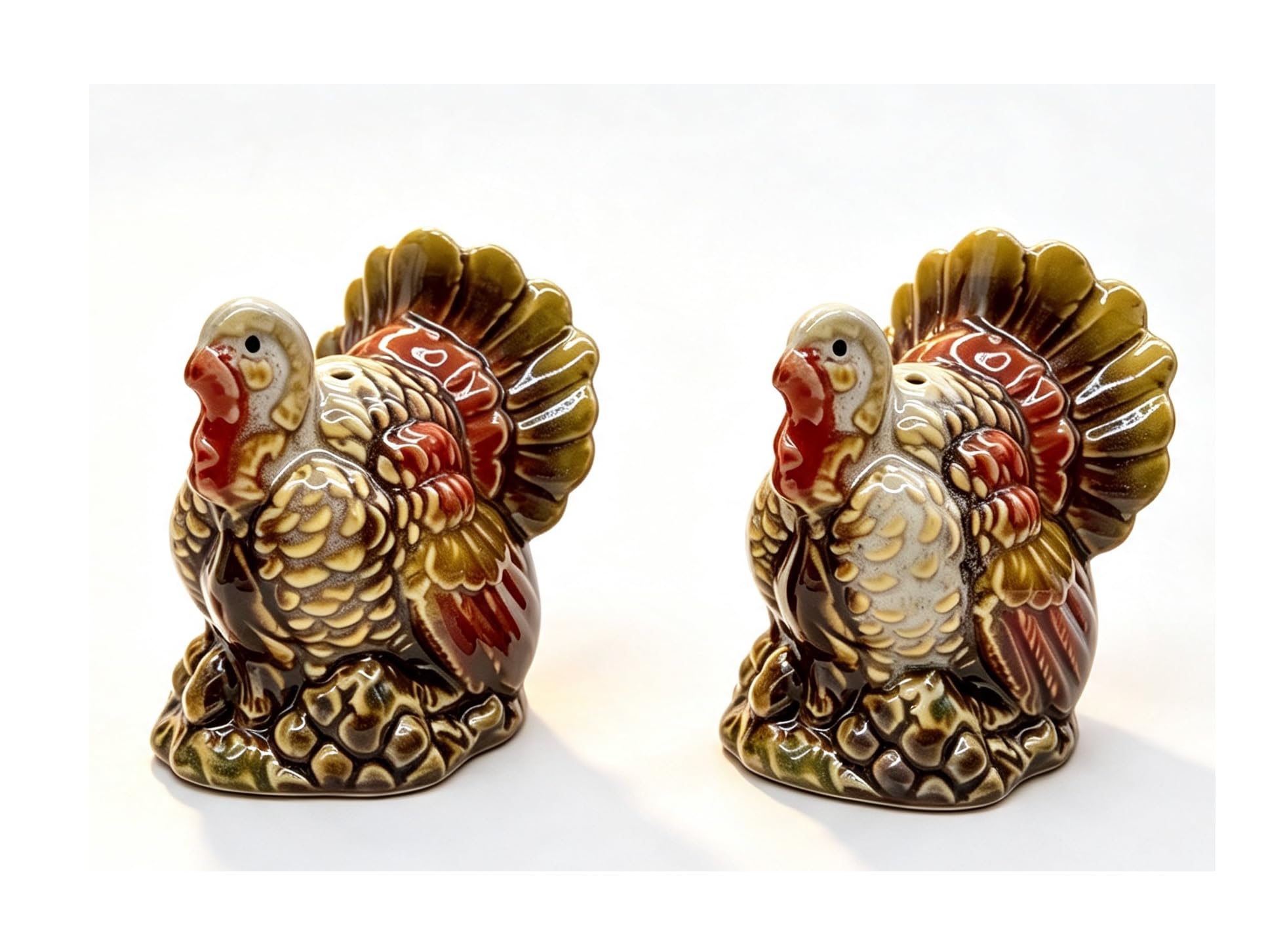 Set di 2 contenitori per sale e pepe in ceramica Turchia | Set di contenitori per sale e pepe