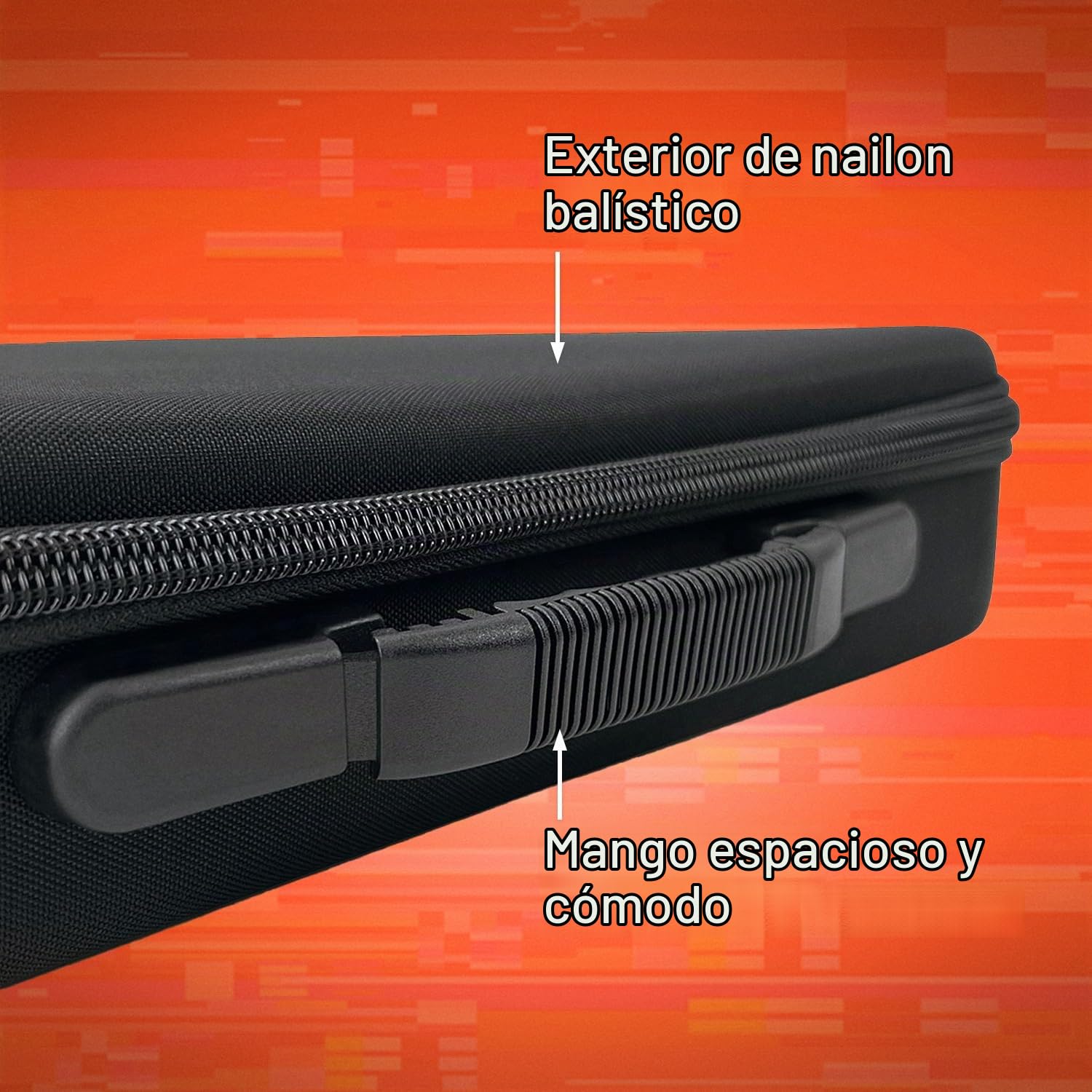 Analog Cases PULSE Case para Korg MicroKorg/MicroKorg XL+ o sintetizadores comparables (estuche de transporte de EVA/nylon moldeado, asa de primera clase), Negro