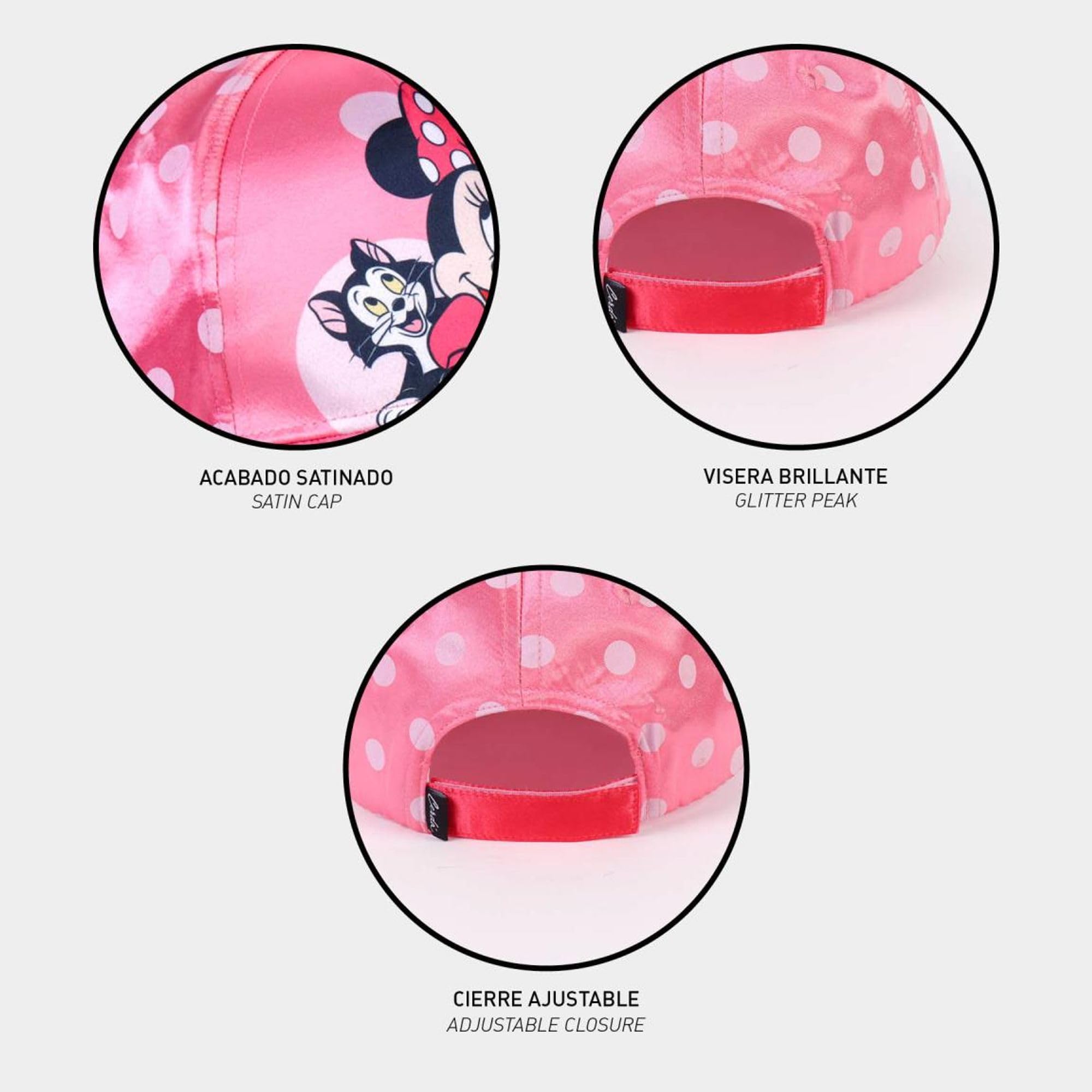CERDÁ Life'S Little Moments Unisex Baby Minnie Mouse Curved Visor Cap Minnie Mouse Curved Visor Cap
