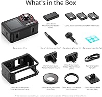 Vista 5 de DJI Osmo Action 5 Pro Combo de aventura, cámara de acción 4K con sensor de 1/1.3", vida de batería extendida de 12h con 3 baterías, estabilización