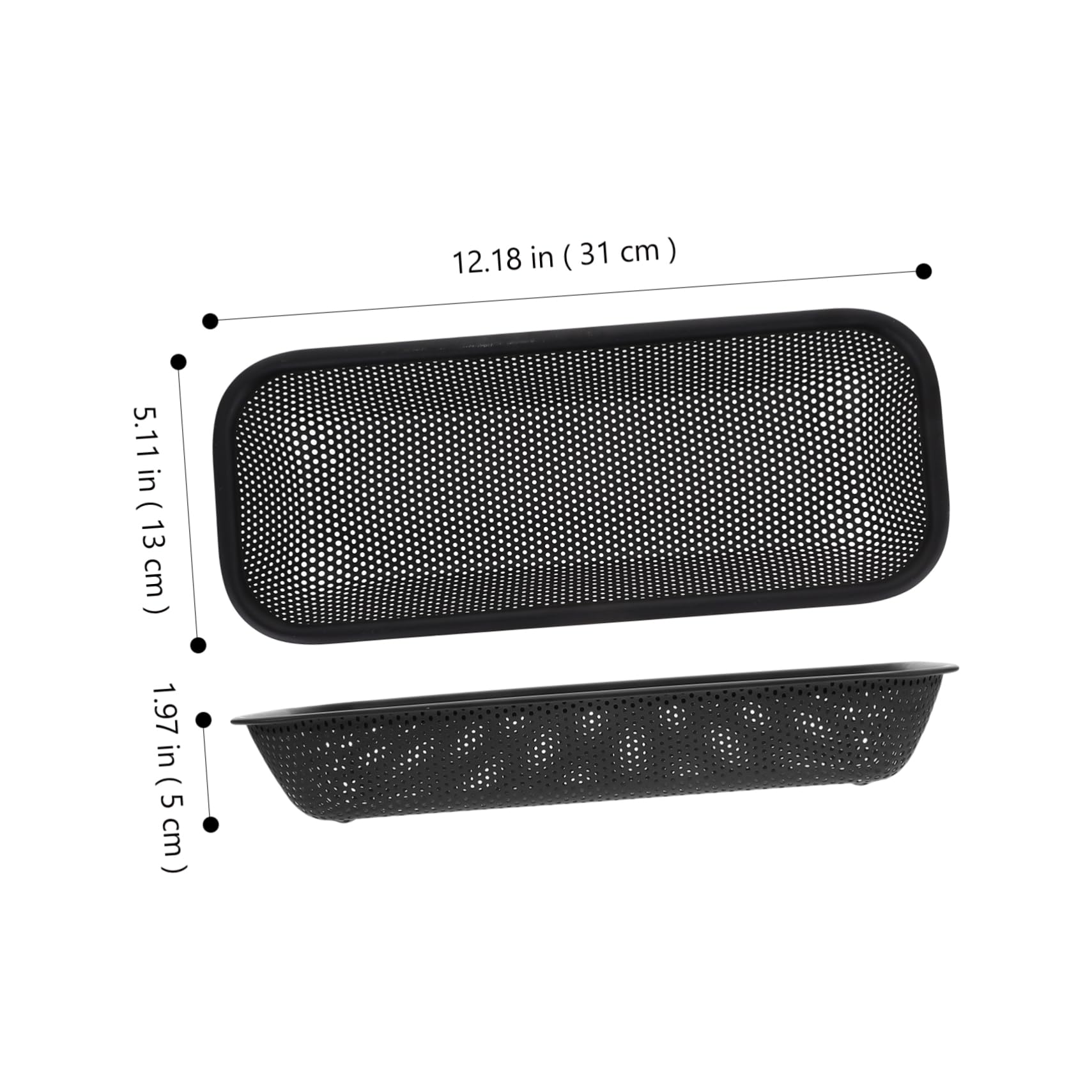 ABOOFAN 5 Piezas Drene El Soporte De Palillo Soporte para Cubiertos Cesta Escurridor De Cubiertos Cestas De Utensilios Organizador De Cubiertos para Cajón El Secado Negro Acero Inoxidable