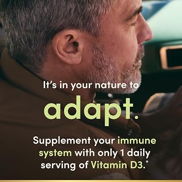 Nature's Bounty Vitamin D3 5000 IU Softgels, Rapid Release, 150 Count | Immune Support, Vitamin D Supplements