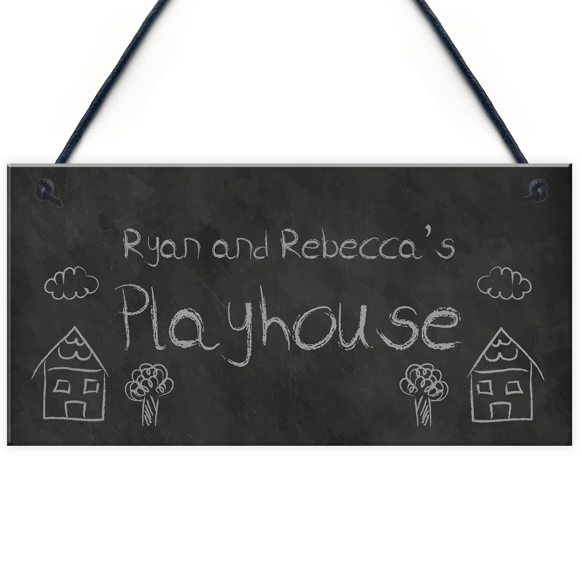 Shabby Chic Garden Sign PERSONALISED Playhouse Den Sign Daughter Son Gift