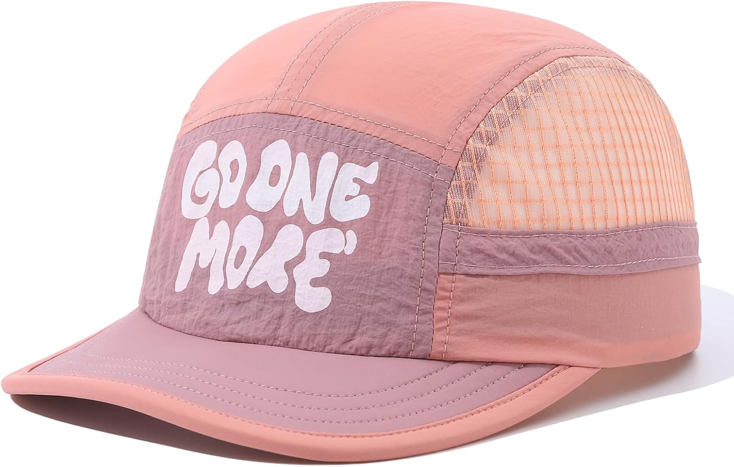 Mesh 5 Panel Baseball Cap Summer Short Brim Hats for Men Women Breathable Lightweight Dad Hat Umpire Cadet Cap - Image 2