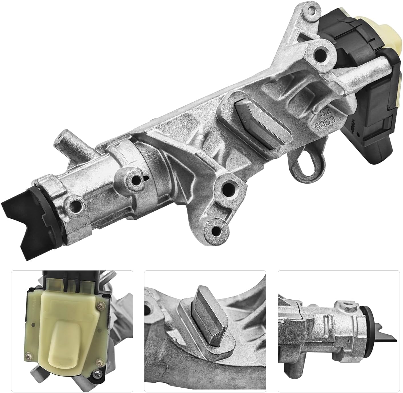 68054822AB Ignition Cylinder Housing Replacement for Jeep Liberty Patriot Wrangler Replacement for Dodge Caliber Nitro Replacement for Chrysler PT Cruiser 200 2006-2017 5057297AJ