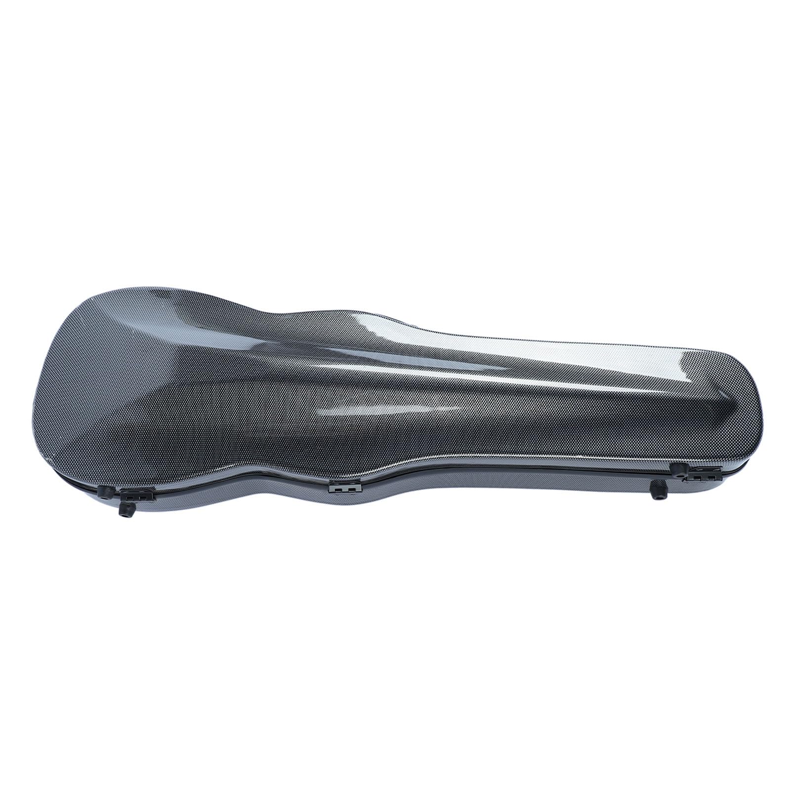 Custodia per Violino, Scatola per Violino Portatile in Fibra di Carbonio Finemente Realizzata di Dimensioni Standard per Prestazioni (Grigio argento)