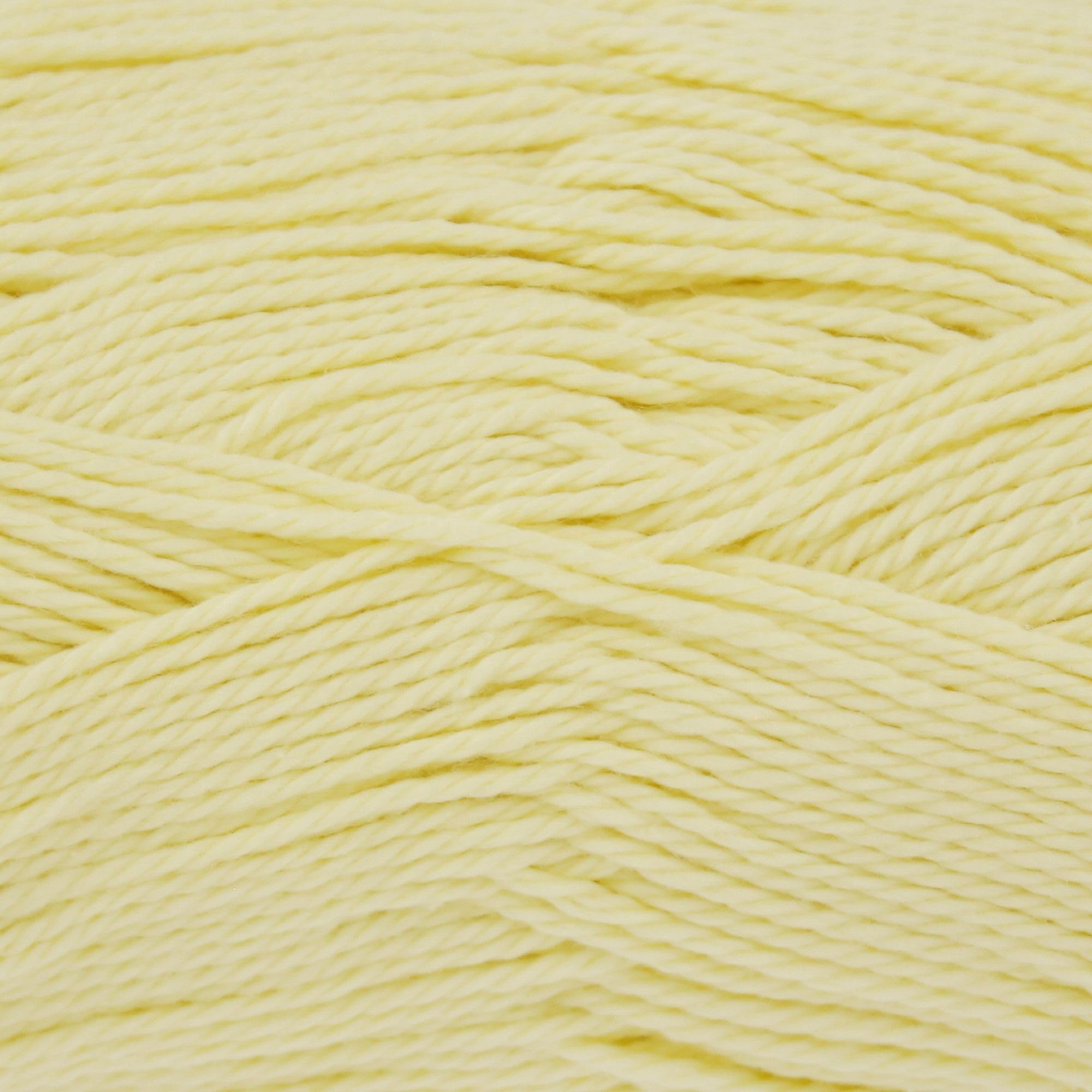 King Cole Cottonsoft DK Yarn - 100g Ball - 100% Super Soft Cotton Double Knitting Wool for Knitting & Crochet (Choose Colour) (3031 Lemon)