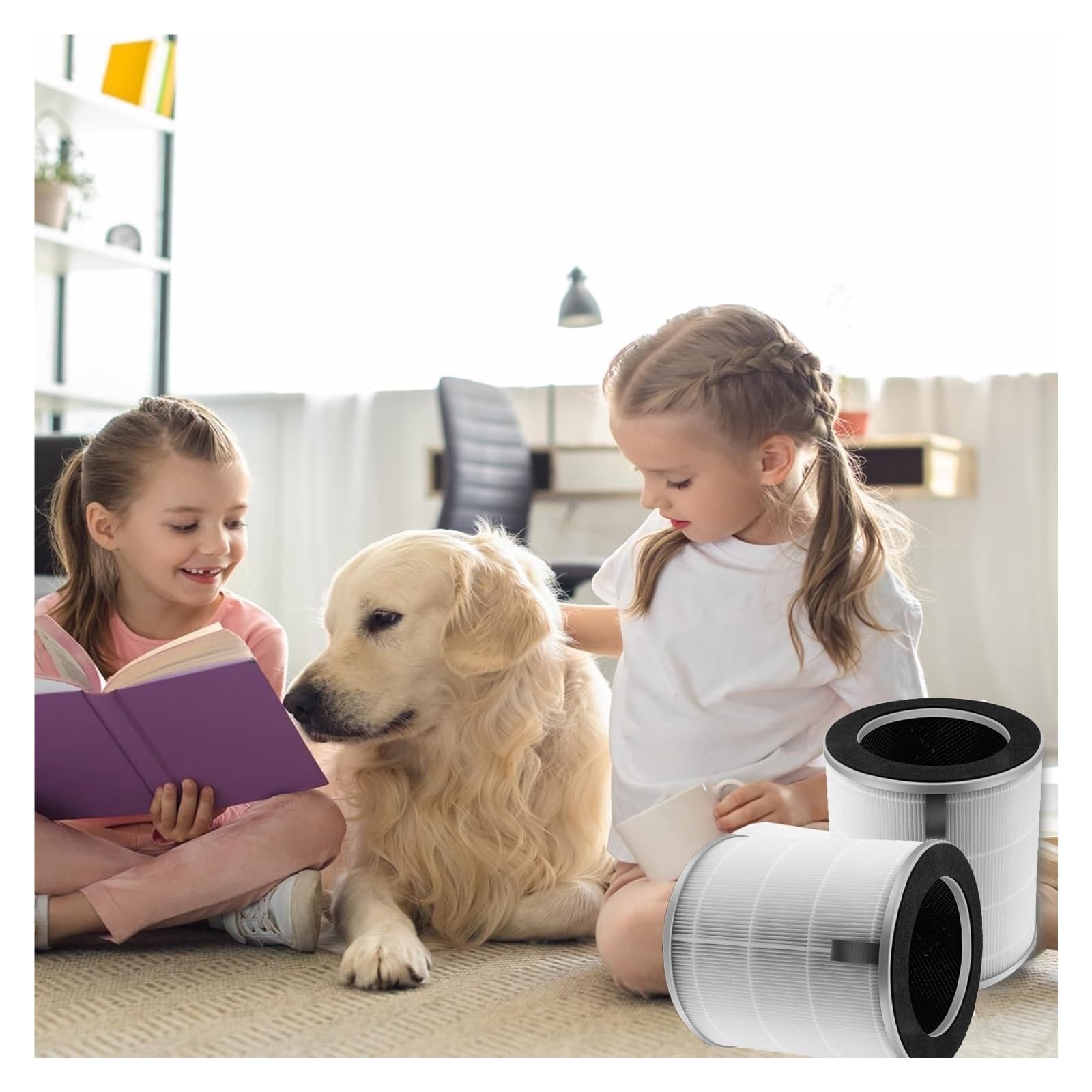 Filtr Oczyszczacza Powietrza, Kompatybilny Z Xiaomi AC-M34-SC AFEP7TFM34, 2-pakowy Filtr Węglowy Do PM2,5