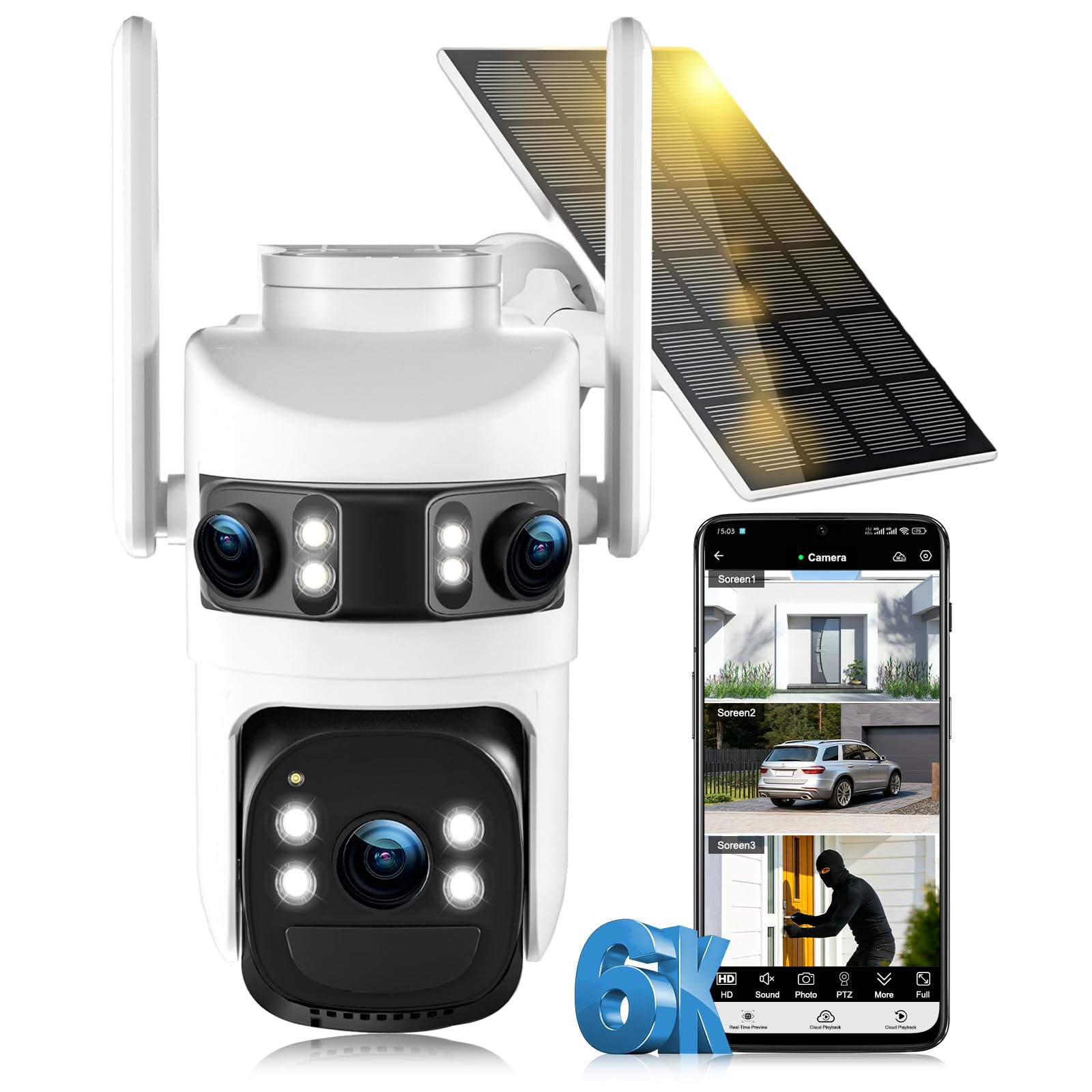 Cámara de seguridad para exteriores contra robos: proteja el acceso a su hogar