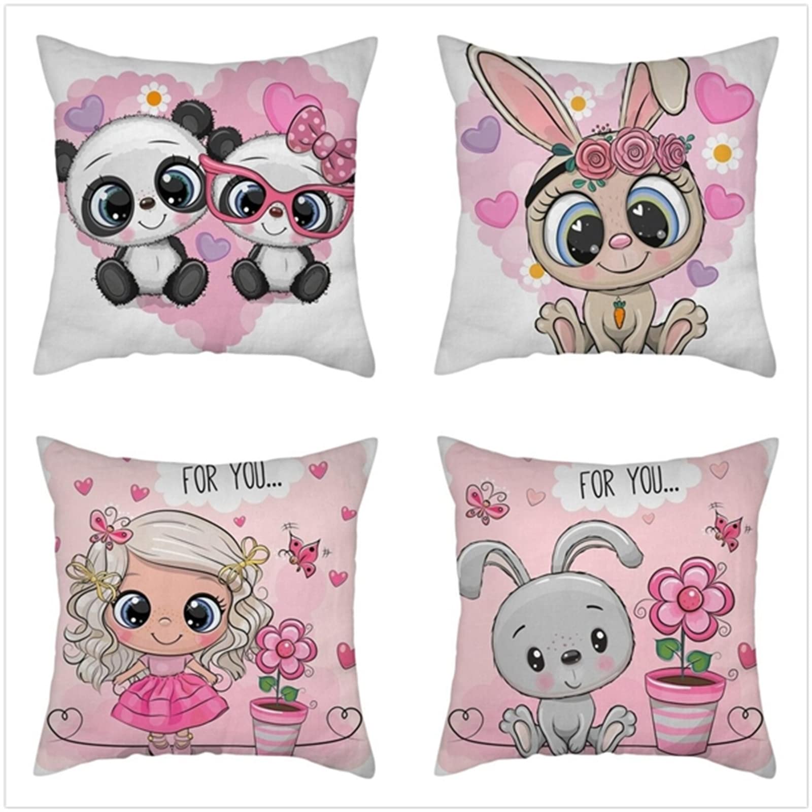 Poszewka na poduszkę 60 x 60 cm, zestaw 4 szt., styl boho, dekoracja do salonu, sypialni, pokoju, poszewka na poduszkę z ukrytym zamkiem błyskawicznym, poduszka na kanapę, na sofę, Boże Narodzenie,