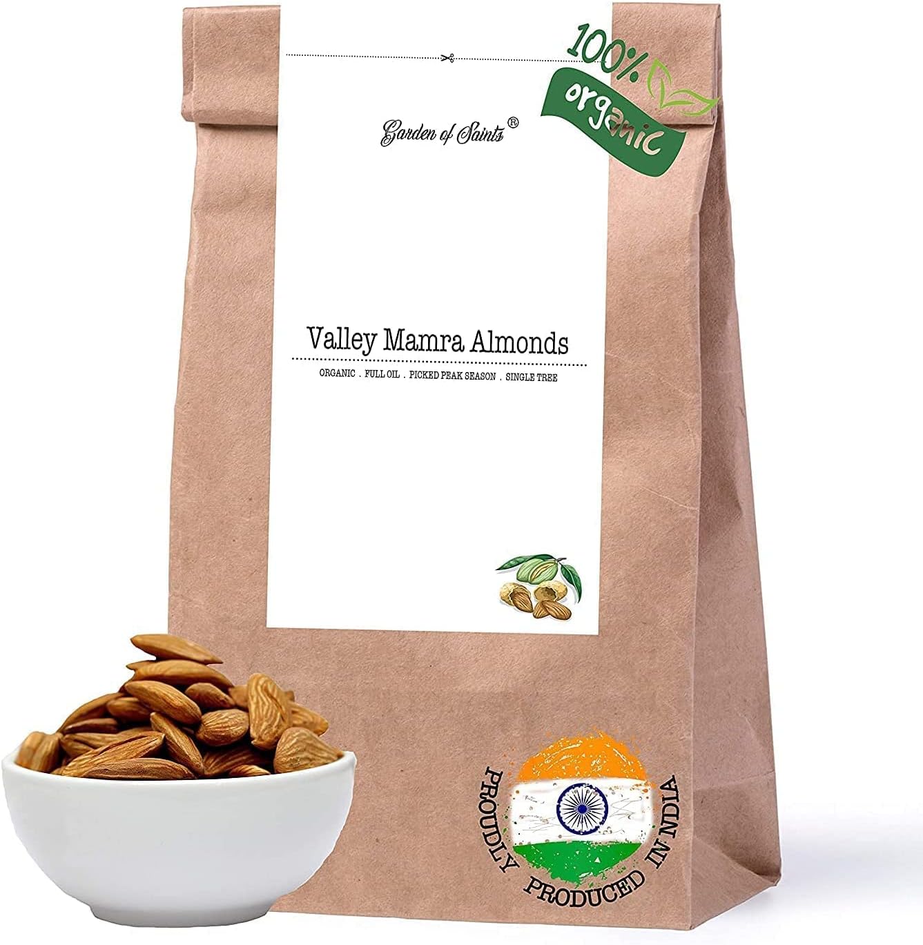 QURA Kashmiri Mamra Almonds 1000 GMS
