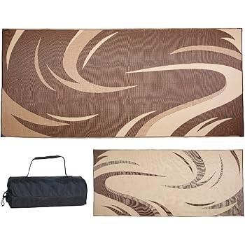 Amazon Com Stylish Camping Sd8187 Brown Tan 8 X 18 Graphic Swish Mat Automotive