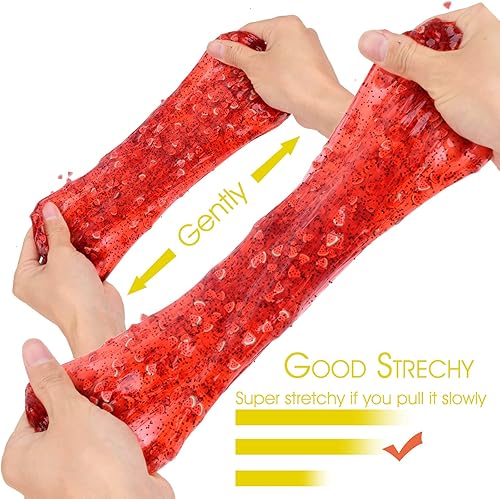 Miniatura 4 de Kiwi - Slime transparente verde de 7 onzas prefabricadas para niñas y niños, 6.8 fl oz, slime transparente crujiente para niños, juguetes de