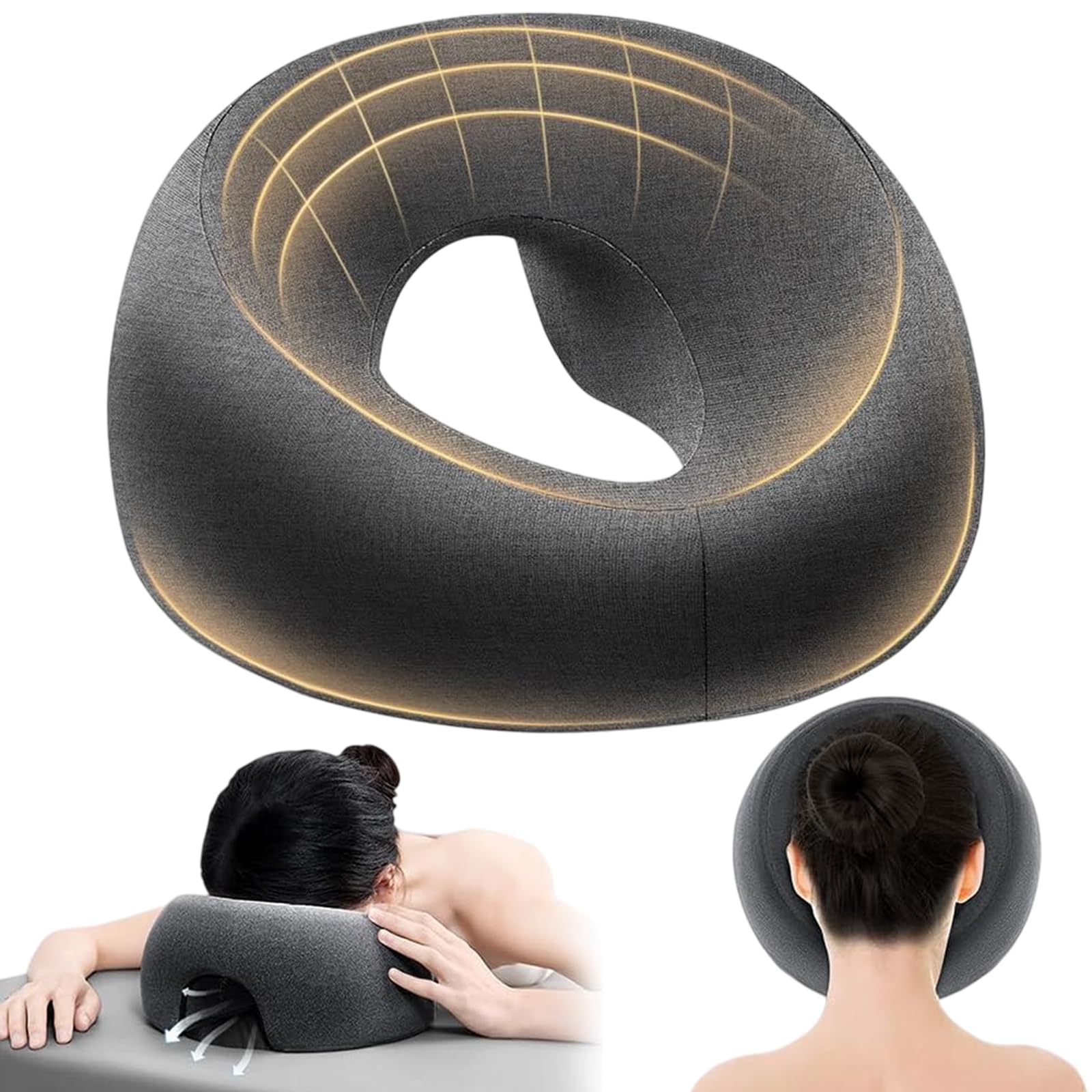 Appui-tête pour dormeurs sur le ventre idéal pour vos séances de détente au lit