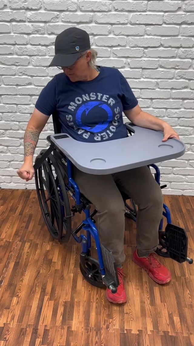 Amazon.com: AlveyTech Wheelchair Tray Table with Cup Holder